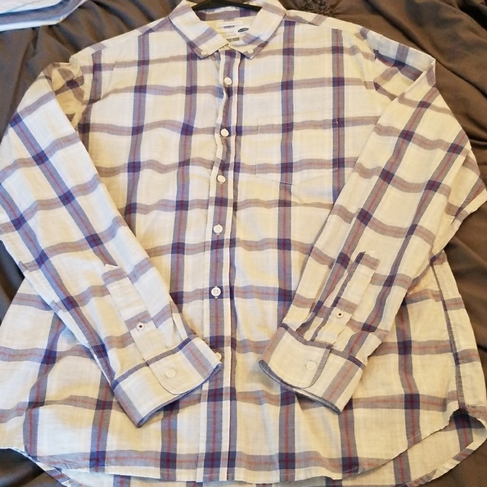 Men's long sleeve button down